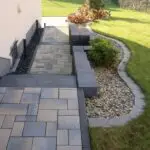 Hauseingang mit eleganter Pflasterung in Jülich